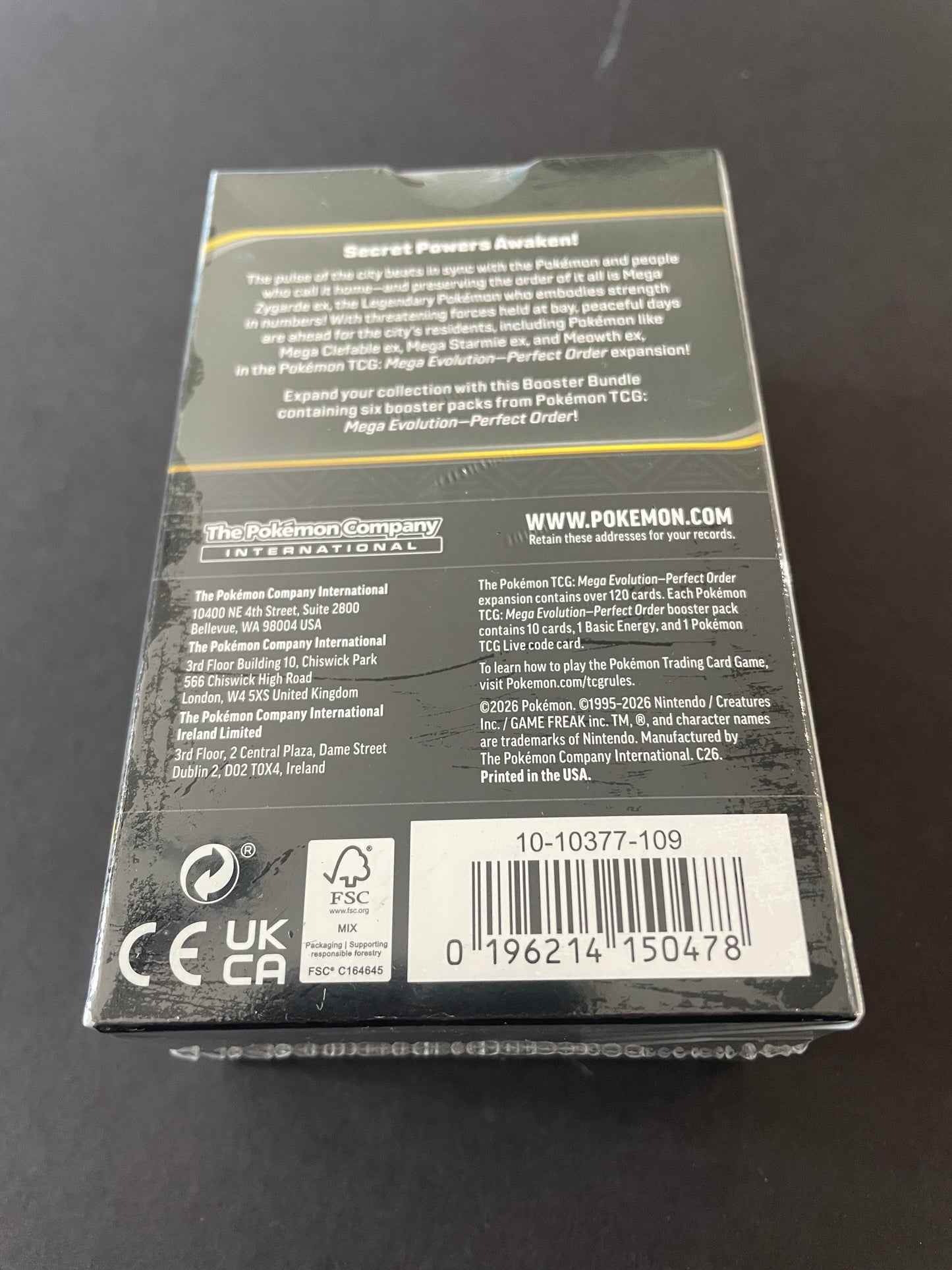pokémon - perfect order booster bundle