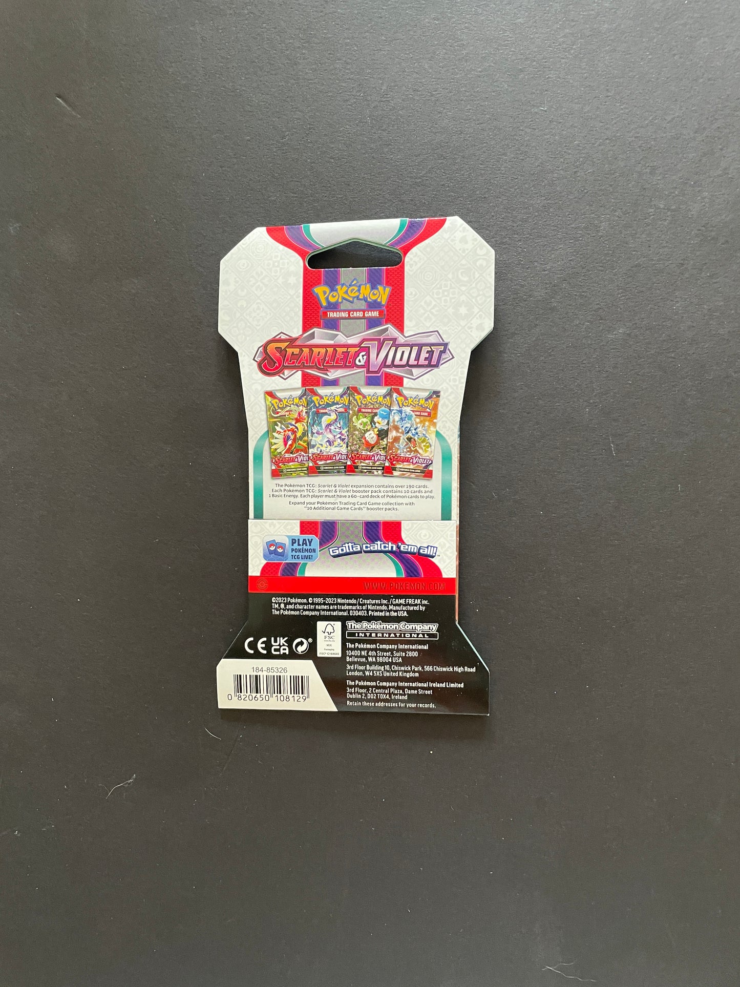 pokémon - scarlet & violet - booster pack