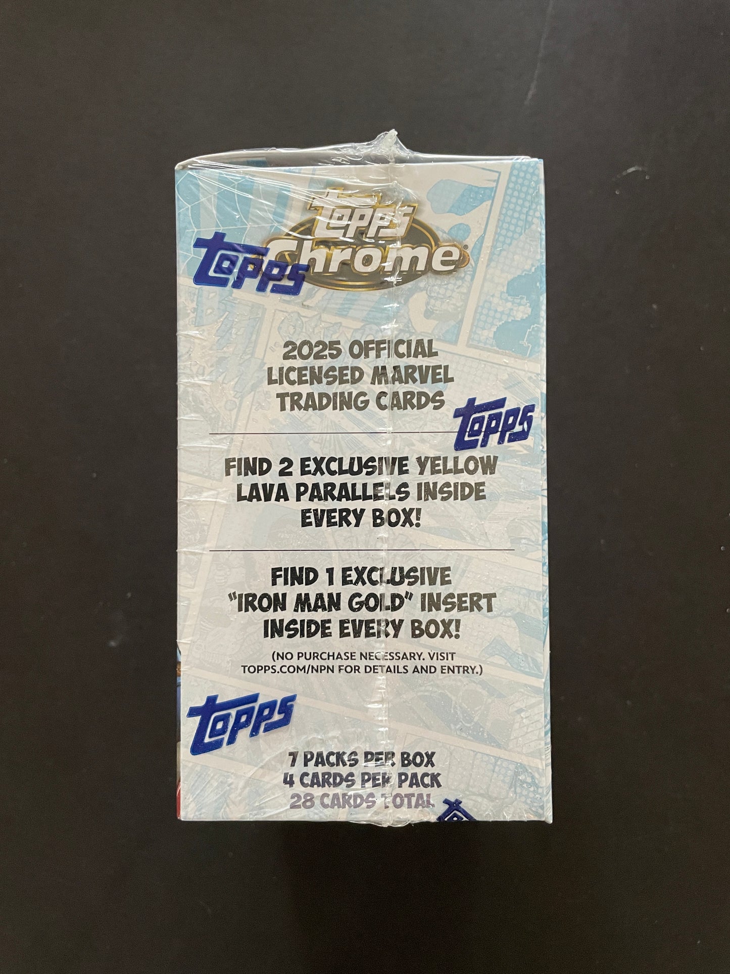 2025 topps chrome marvel blaster box