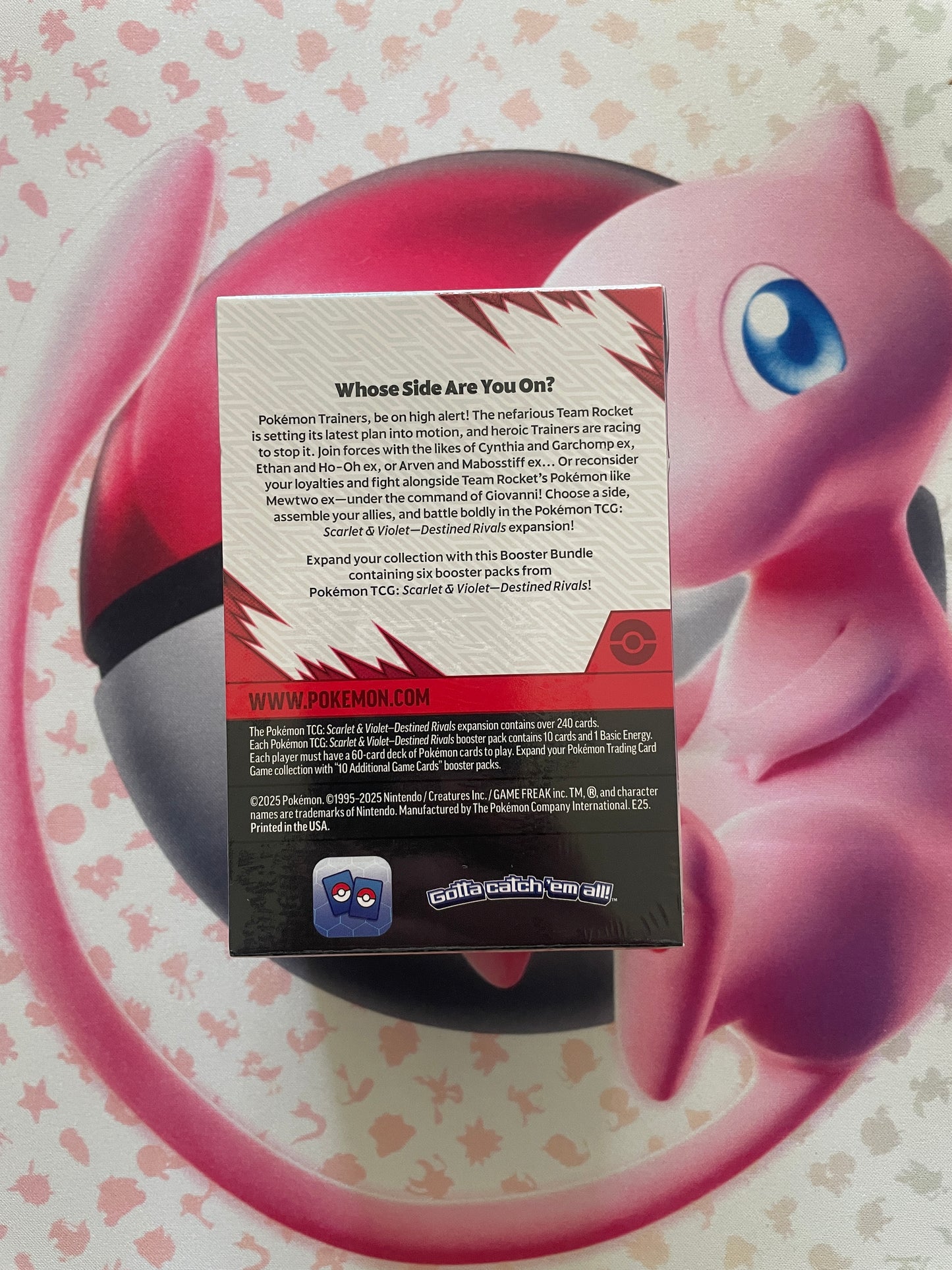 pokémon - scarlet and violet - destined rivals - booster bundle