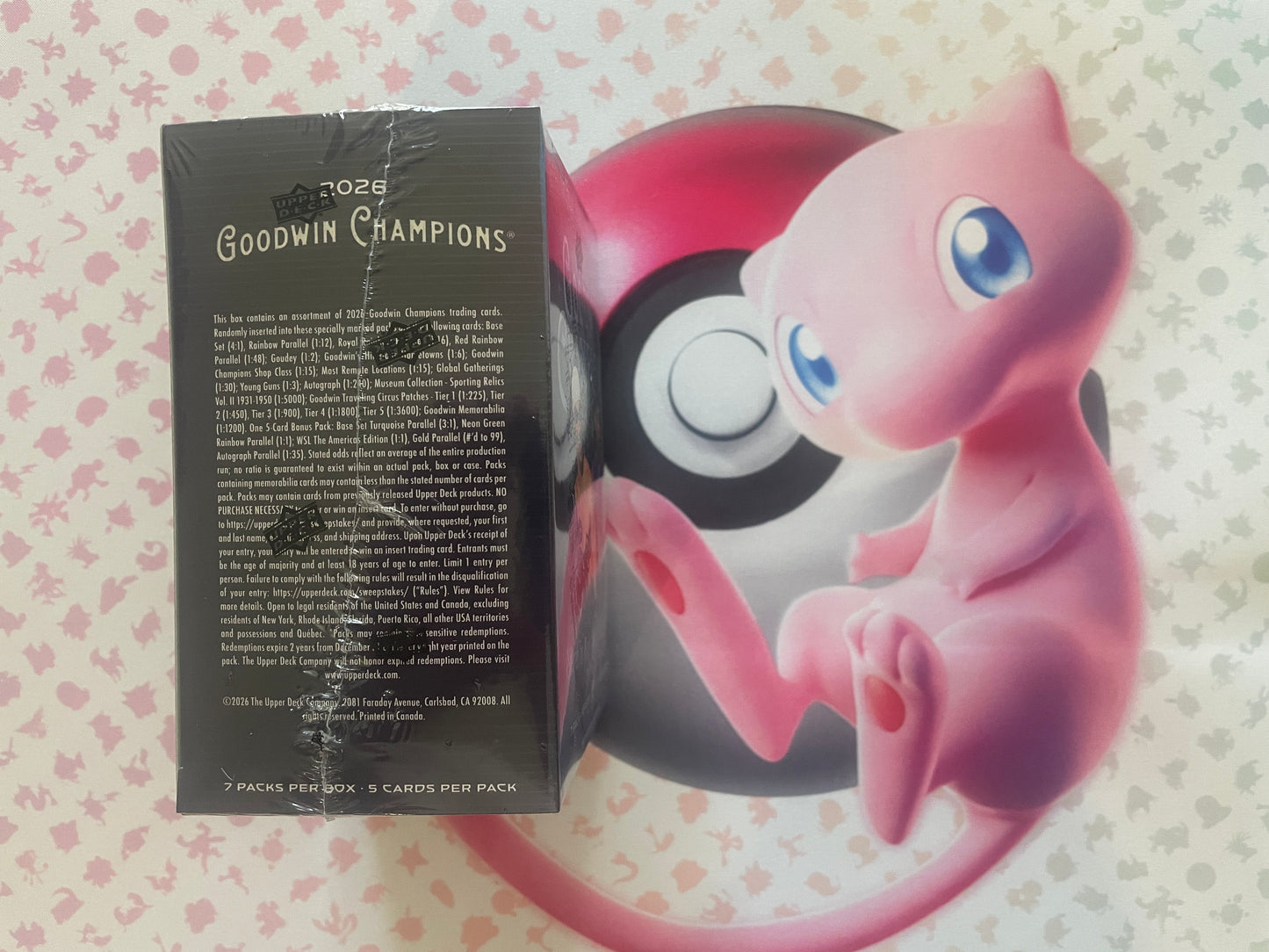 2026 upper deck goodwin champions blaster box