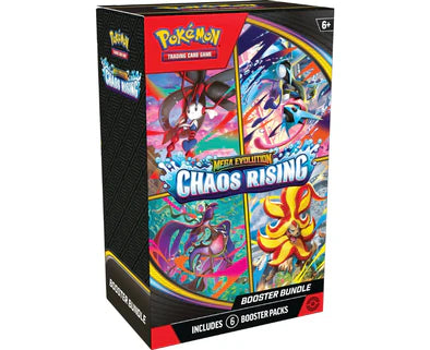 pokémon - mega evolution - chaos rising - booster bundle