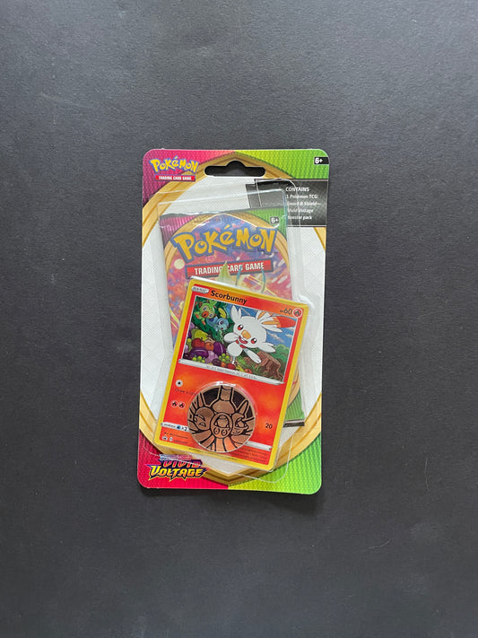 Pokémon - Sword & Shield - Vivid Voltage - Checklane Blister (Scorbunny)
