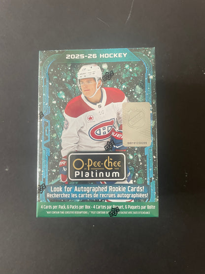 2026 Upper Deck OPC Platinum Hockey Blaster