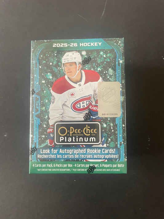 2026 Upper Deck OPC Platinum Hockey Blaster