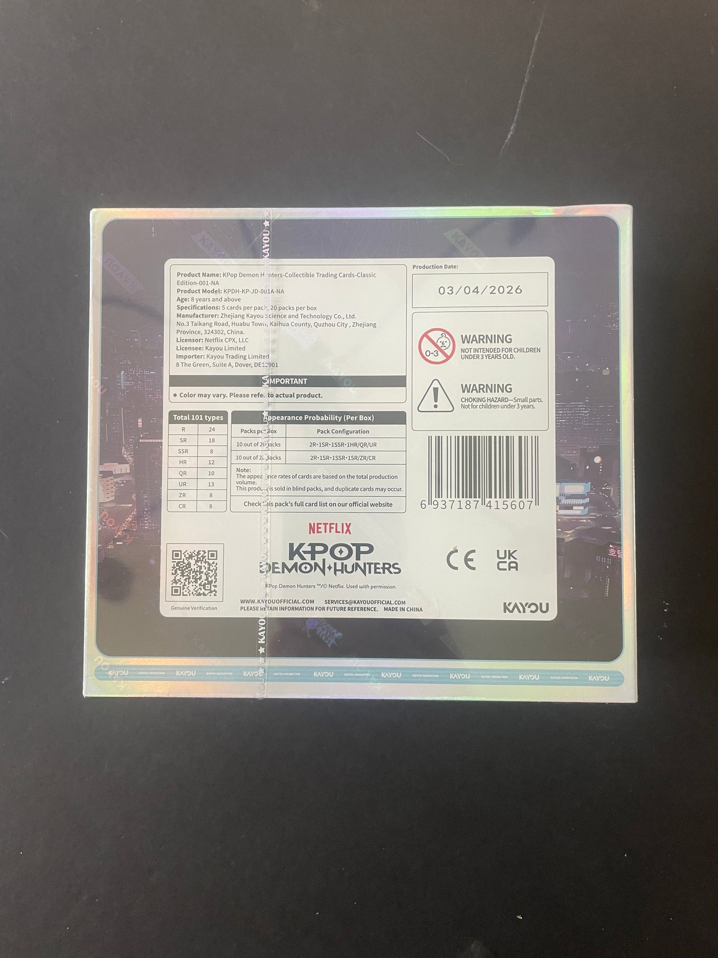 k-pop demon hunters world tour cards classic