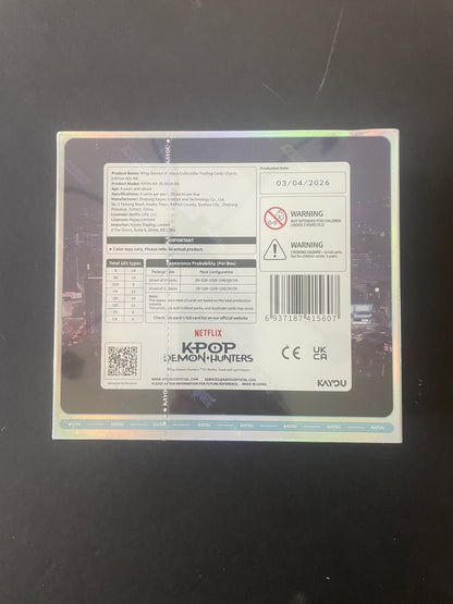 K-Pop Demon Hunters World Tour Cards Classic