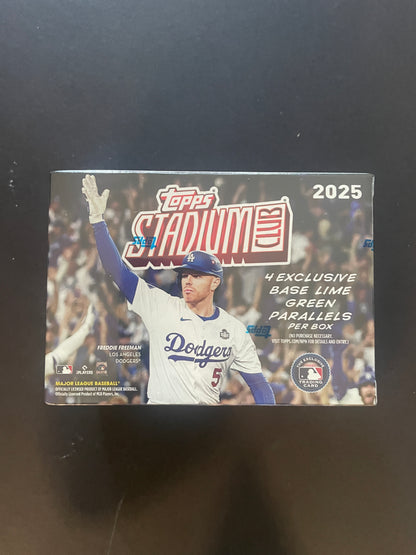 2025 Topps Stadium Club Baseball Value Box