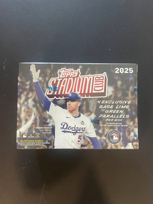 2025 Topps Stadium Club Baseball Value Box