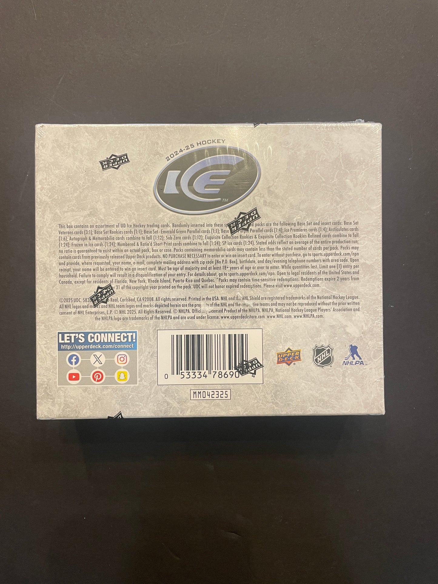 2024-25 nhl upper deck ice hockey hobby box