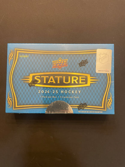 2024-25 NHL Upper Deck Stature Hockey Hobby Box