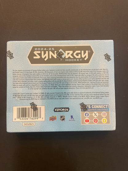 2024-25 NHL Upper Deck Synergy Hockey Hobby Box