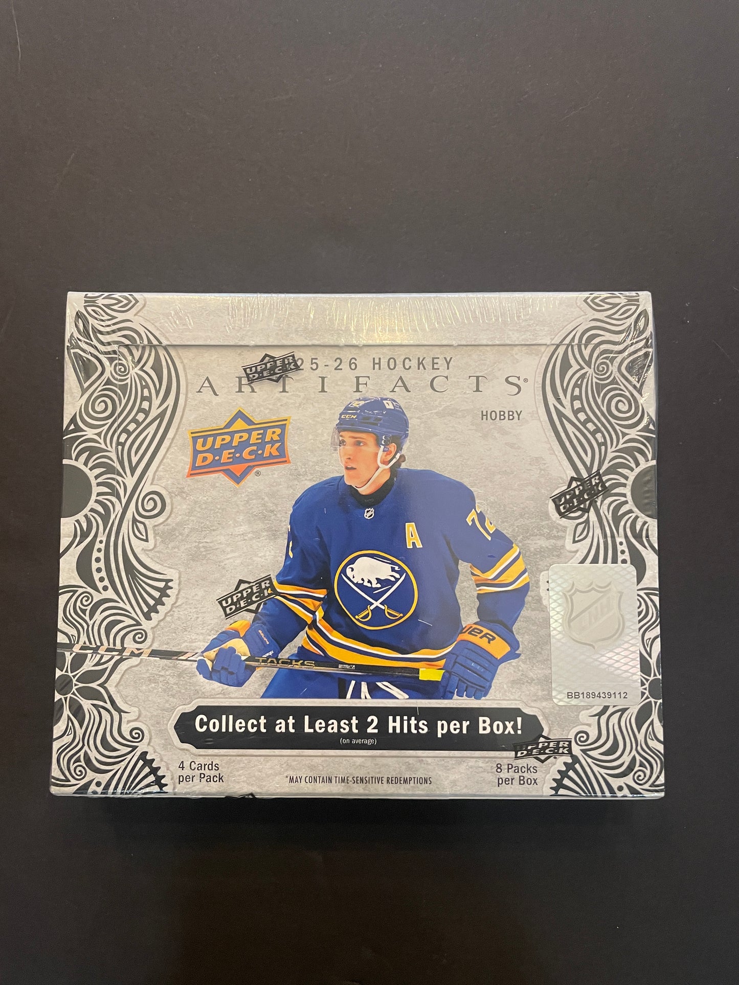 2025-26 nhl upper deck artifacts hockey hobby box