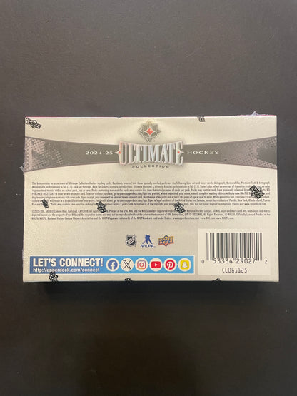 2024-25 NHL Upper Deck Ultimate Collection Hockey Hobby Box