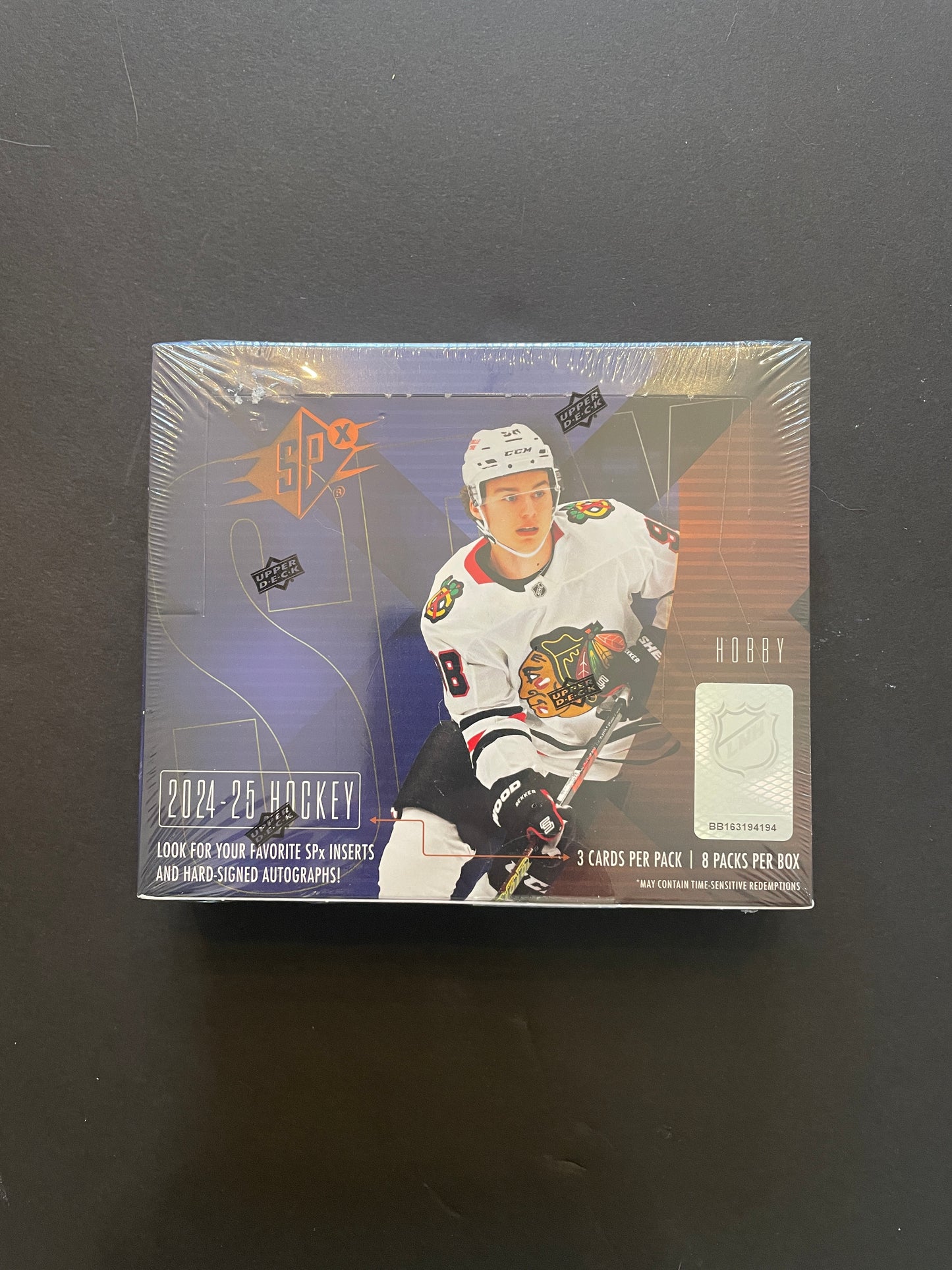2024-25 nhl upper deck spx hockey hobby box