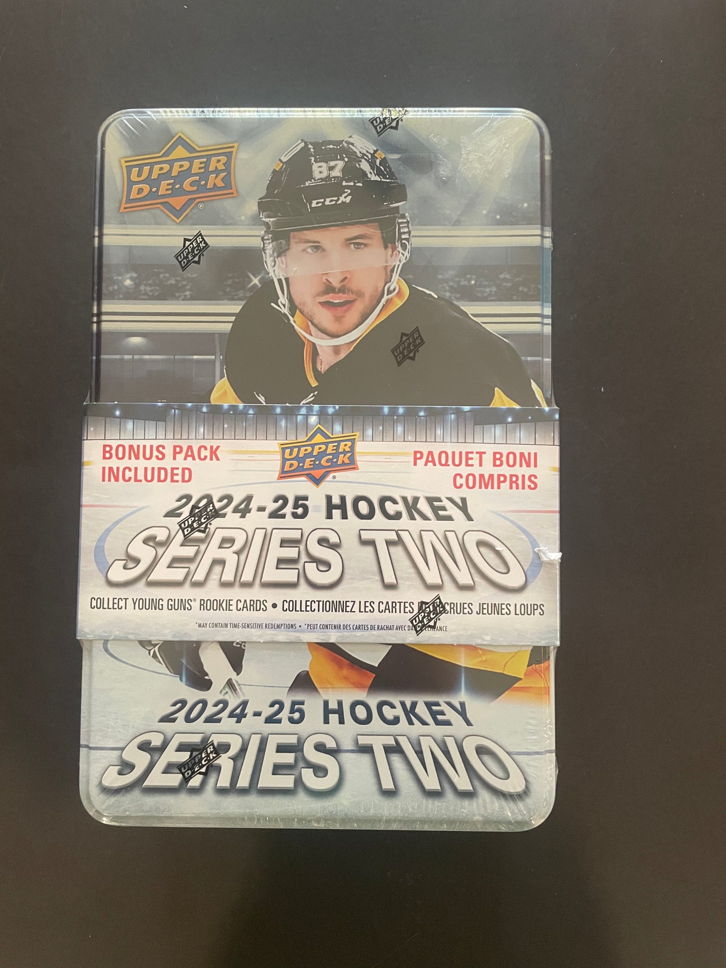 2024-25 nhl upper deck hockey series 2 tin