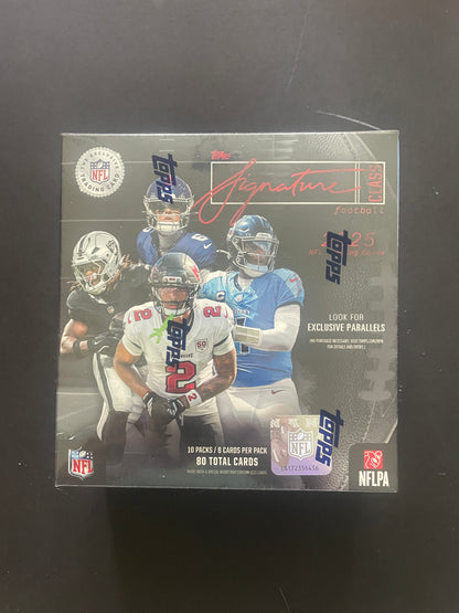 2025 Topps Signature Class Football Mega Box