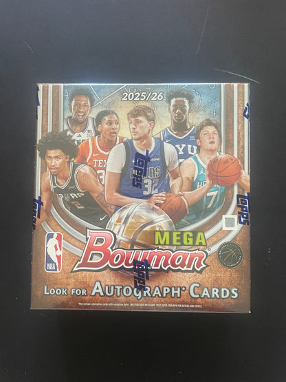 2025-26 Bowman Basketball Mega Box