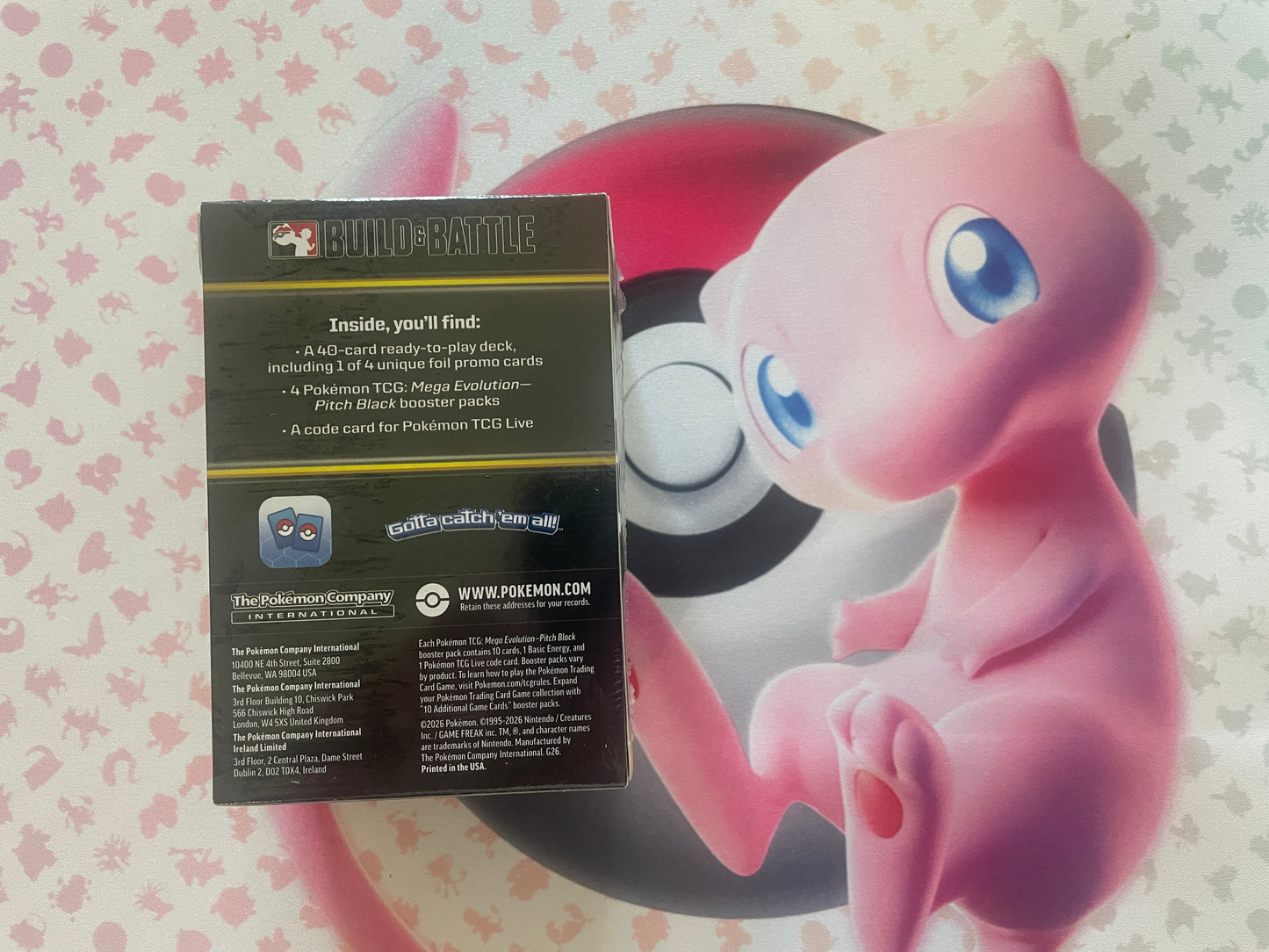 pokémon - mega evolution - pitch black - booster bundle