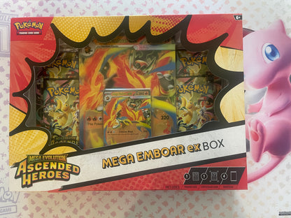 Pokémon - Mega Evolution - Ascended Heroes - Mega Emboar ex Box