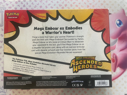 Pokémon - Mega Evolution - Ascended Heroes - Mega Emboar ex Box